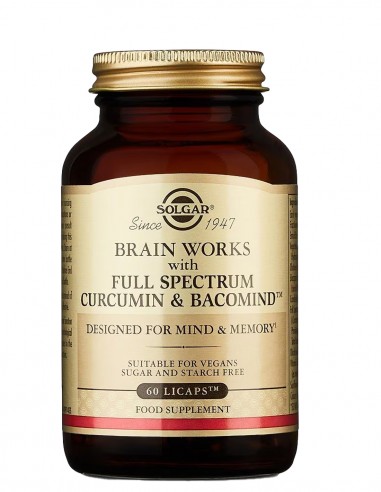 Solgar - Brain Works - 60 cápsulas vegetales (Licaps)