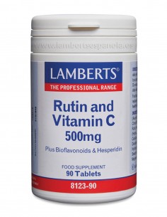 Rutina y Vitamina C 500 mg con Bioflavonoides y Hesperidina