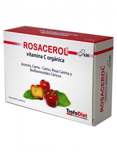 Rosacerol vitamina C orgánica 30 cápsulas  de trofodiet