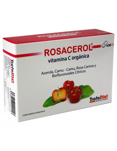 Rosacerol vitamina C orgánica 30 cápsulas  de trofodiet